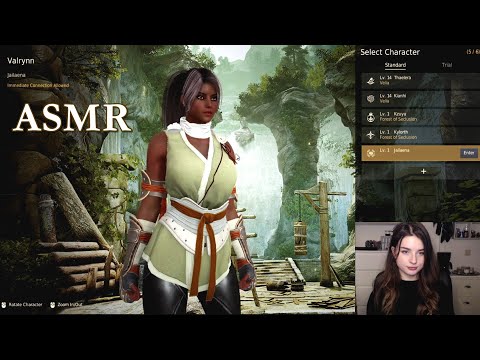 Black Desert Online ASMR Character Creation #3 | Whispering & Mouse Clicking