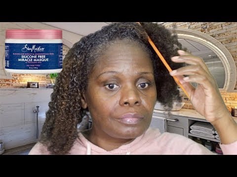 Deep Conditioner ASMR Trying Shea Moisturizer Miracle Masque