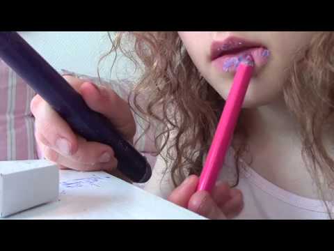 diy lipstick tutorial scratchy scratch ASMR