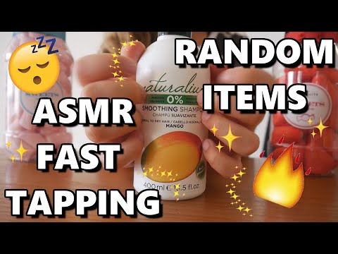 ASMR Fast Tapping Random Items (No Talking)