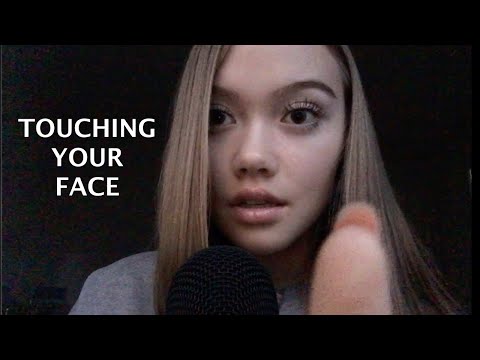 ASMR| Touching Your Face/ Slow Whispering