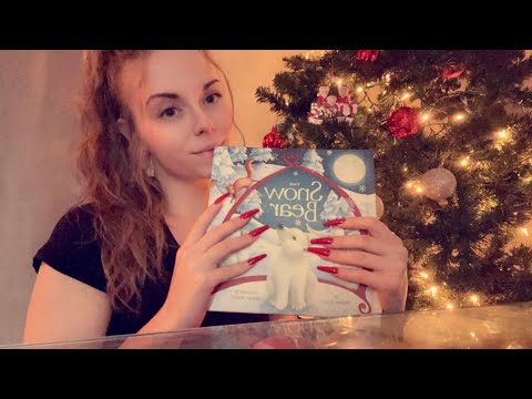 ASMR! Christmas Story! ❄️ ( Tapping, Page Turning, Whispering)
