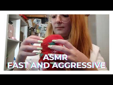 ASMR Fast and Aggressive 5 Triggers (5 Min)