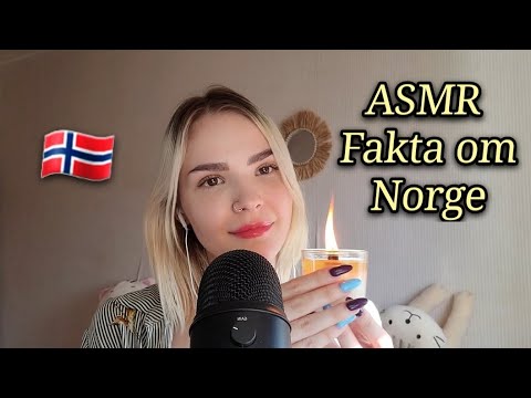 ASMR Facts About Norway | Fakta Om Norge (+ Lys Knitrende, Børsting)