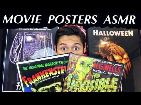 [ASMR] Movie Poster Collection!