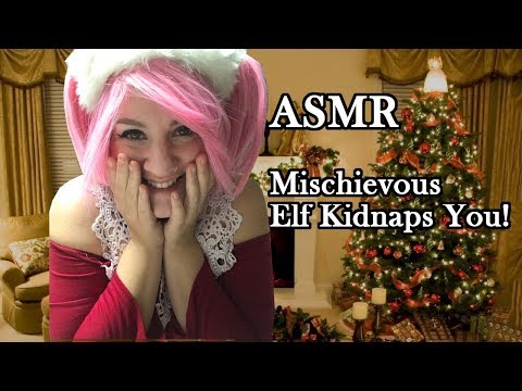 ASMR Peanut The Elf Kidnaps You (tapping, scratching, wind sounds
