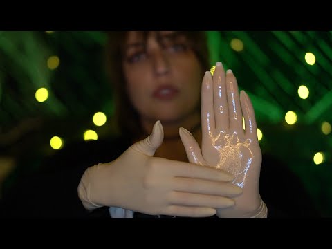 ASMR Extra Tingly Ear Massage, Latex Gloves, & Cupping (With & Without Oil) Hand Sounds