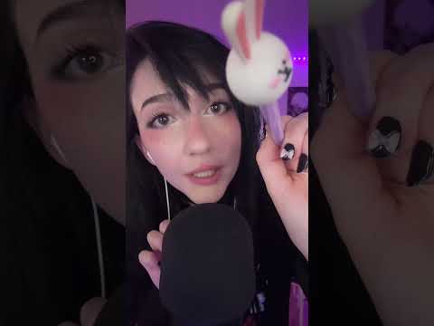 can I draw on your face… with a bunny pen? 🐰 #asmr #asmrshorts #tingles #asmrpersonalatttention