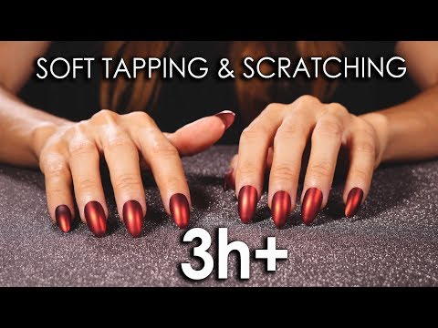 [ASMR] Soft Tapping and Scratching TO FALL ASLEEP 😴 (No Talking) 3H+