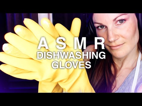 ASMR dishwashing gloves & asmr fast hand movements