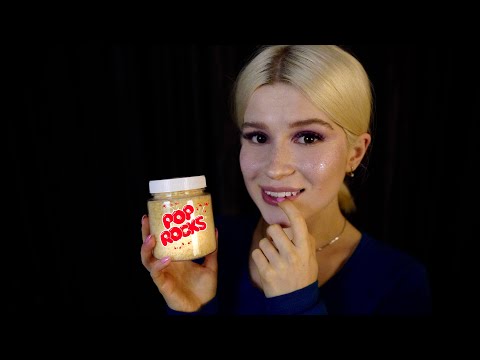 Extreme brain melting ASMR 🧠✨ Popping candy eating, pop rocks mouth sounds, crackling sounds for you