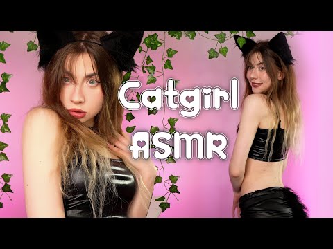 This cute Catgirl needs your attention 😳ASMR Purring, Meowing & More