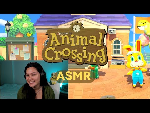ASMR Lets Play! Animal Crossing Island Tour 🌿🌴🐻