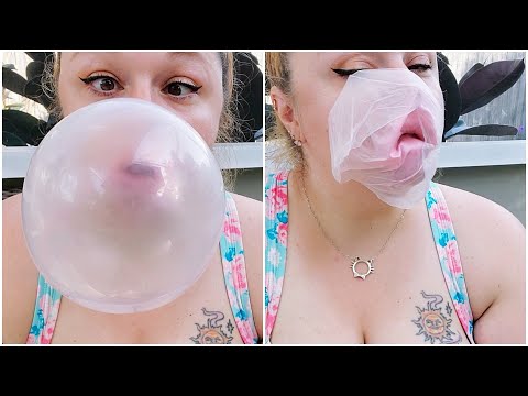 ASMR | Relaxing Bubble Blowing Session Outdoors | Nature and Neighborhood Sounds