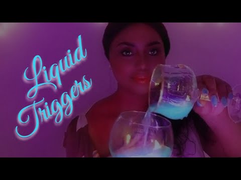 ASMR | Water Tingles And Liquid Sounds Assorted Triggers (no talking)