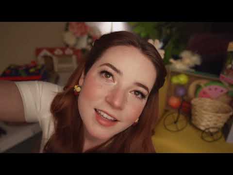 ASMR Babysitter (playing pretend, hair brushing, bedtime story)