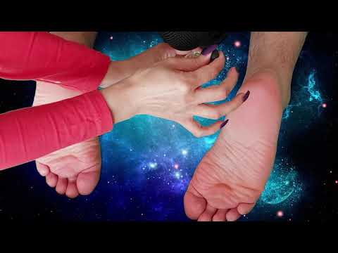 ASMR | Relaxing foot massage with oil