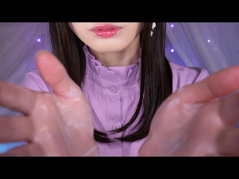 ASMR Massaging Your Face for A Tingle Explosion (Lotion, Oil, Cream, Hands)
