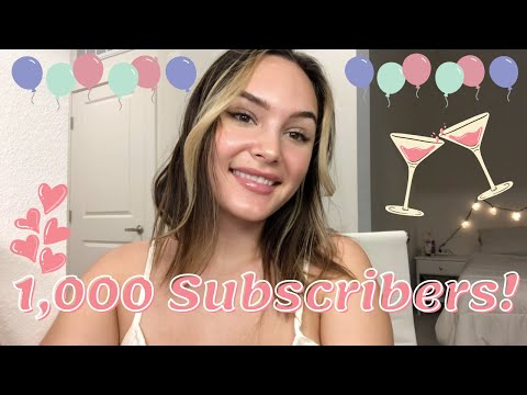 Special 1000 Subs One HOUR ASMR!  6 Different Triggers and Tingles
