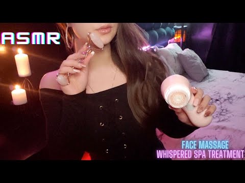 ASMR Spa Treatment, Facial Massage, Personal Attention/Pampering you, Face Roller,Roleplay Whispered