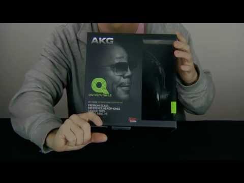 Unboxing AKG Q701 Quincy Jones Reference Headphones - ASMR