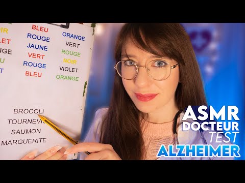 ASMR FR | Roleplay médical 🤓 Test Alzheimer