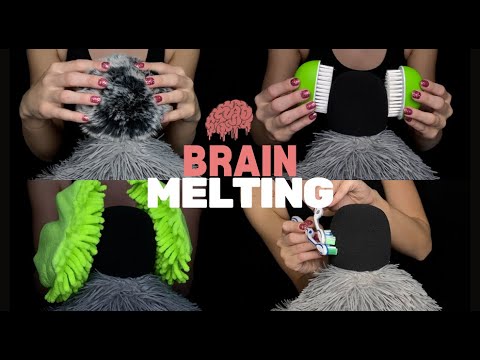 [ASMR] Brain Melting Head Brush & Rub | Binaural | Minimal Talking