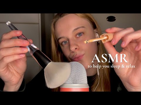 Relaxing ASMR to help you sleep😴  (LOTS of personal attention, whispering, hand sounds, and more!)