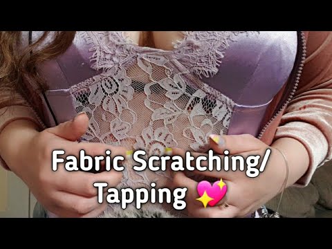 ASMR // Fabric scratching and Tapping 💕 //