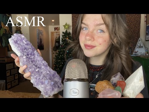 ASMR Tapping on & Teaching You about Crystals