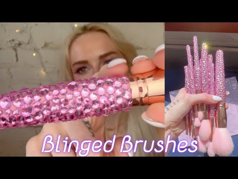💎BLING ASMR💎 Soft Voice 💖 Blinged Brushes X Paige Koren Collection 💖 Remi Reagan