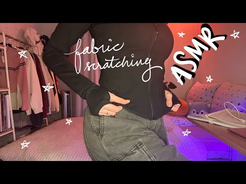 ASMR: FABRIC SCRATCHING to help you relax and get tingles!