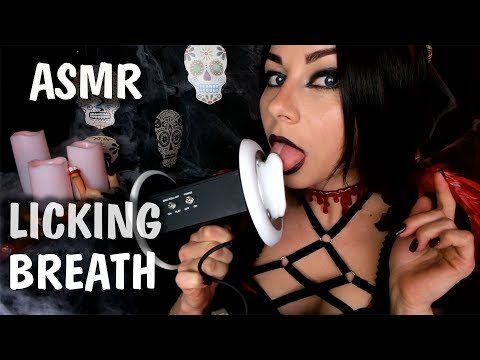 ASMR Ear Licking 👅 Kisses 💋 Breath Mouth sounds 3Dio | АСМР Ликинг поцелуи дыхание, звуки рта 3Дио