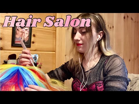 Hair Coloring & Lice Check (ASMR) Hair Salon