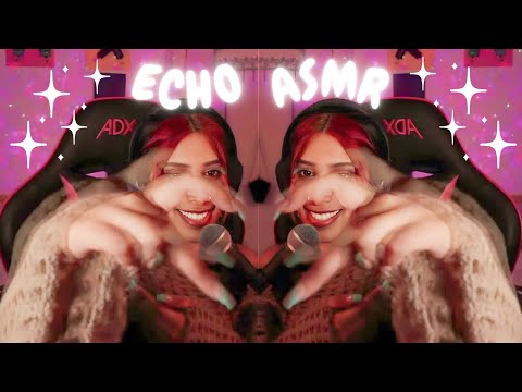 ASMR | INTENSE Mouth Sounds, Tongue Flutters, Echo and Hypnotising Hand Movements