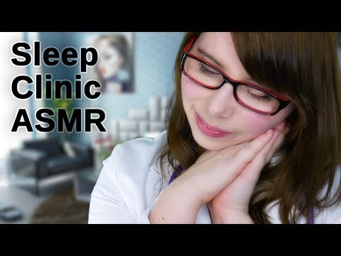 ASMR Sleep Clinic Roleplay / Trigger Test (Measuring, brushing, writing, spray bottle)