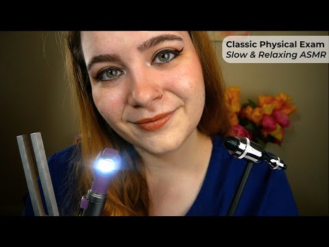 The Classic, Super Slow & Relaxing Physical Examination 🩺 ASMR Medical Roleplay for Sleep