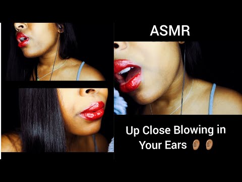 [ASMR] Up Close Blowing In Your Ears 👂👂Personal Attention ❤