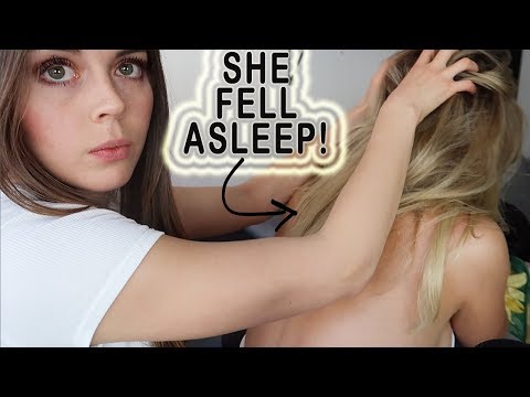 ASMR - Stress Relieving BACK & HAIR Play w OILS