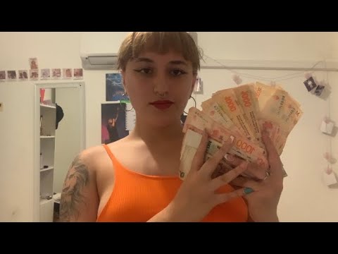 ASMR con TODOS los billetes ARGENTINOS 2023🇦🇷/asmr ESPAÑOL