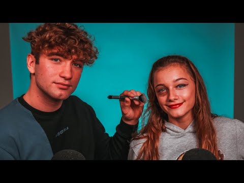 MY BROTHER DOES MY MAKEUP! (ASMR)