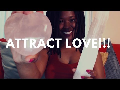 ASMR ATTRACT LOVE Energy Cleanse & Reiki Healing | Crystal sounds | Intense Relaxation