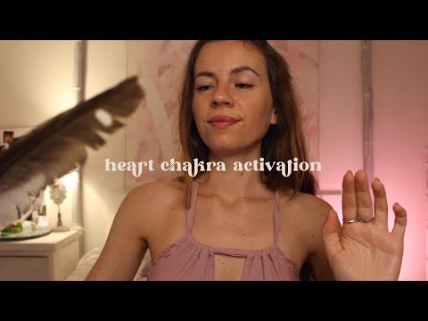 ASMR REIKI guided heart chakra activation for happiness, manifestations & love | hand movements