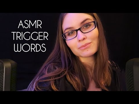 ASMR Trigger Words Whispered Ear to Ear + Face Brushing