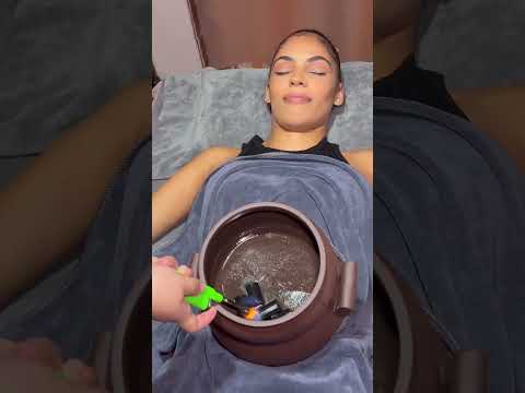 ASMR: Chinese Moxibustion with Belly Massage for Ovarian Care and Period Cramps! #shorts