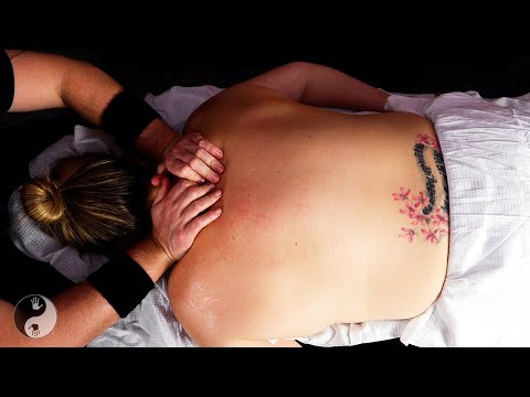 Soothing Back Massage to Ease Intense Tension [ASMR][No Talking]
