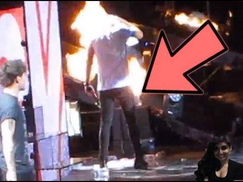 One Direction Zayn Malik Saves Harry Styles From A Fire - Commentary