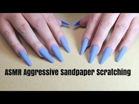 ASMR Aggressive Sandpaper Scratching-No Talking