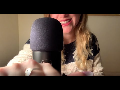 ASMR Whisper Rambling for 30 Minutes (w mic triggers, fabric scratching)