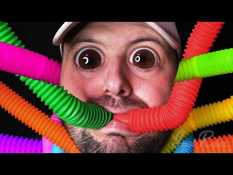 ASMR  Pop Tube Intense Mouth Sounds For Instant Tingles.